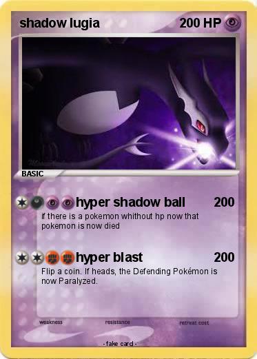 Pokemon shadow lugia