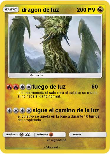 Pokemon dragon de luz