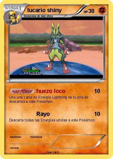 Pokemon lucario shiny