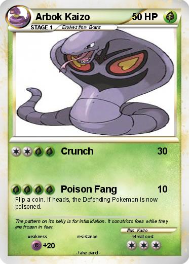 Pokemon Arbok Kaizo