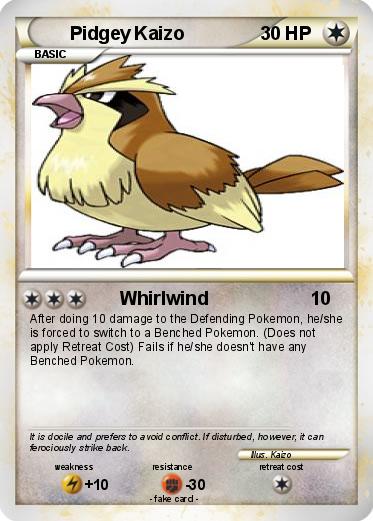 Pokemon Pidgey Kaizo