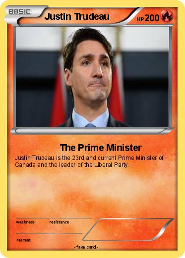 Pokemon Justin Trudeau