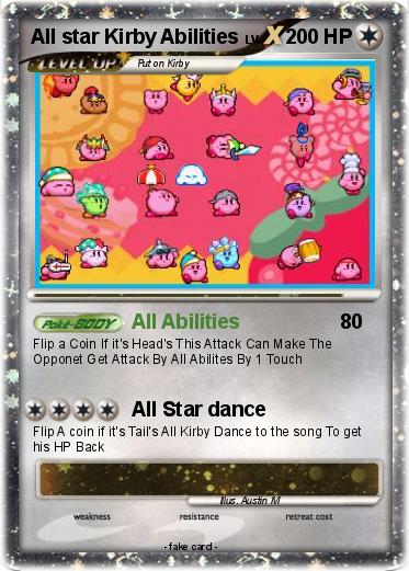 Pokemon All star Kirby Abilities