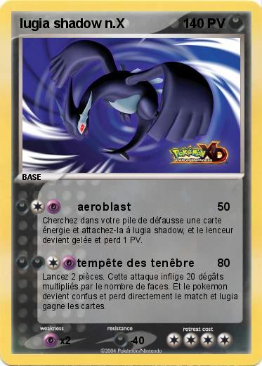 Pokemon lugia shadow n.X