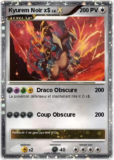 Pokemon Kyurem Noir x$