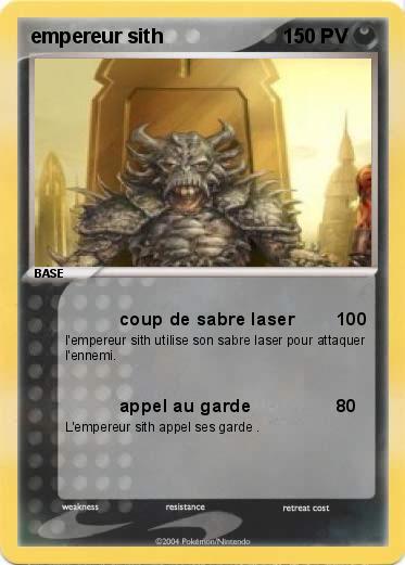 Pokemon empereur sith