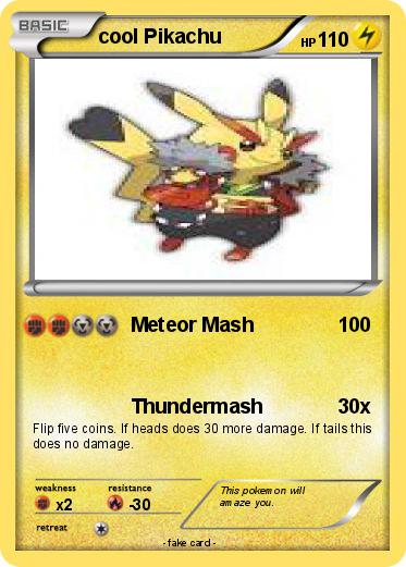 Pokemon cool Pikachu