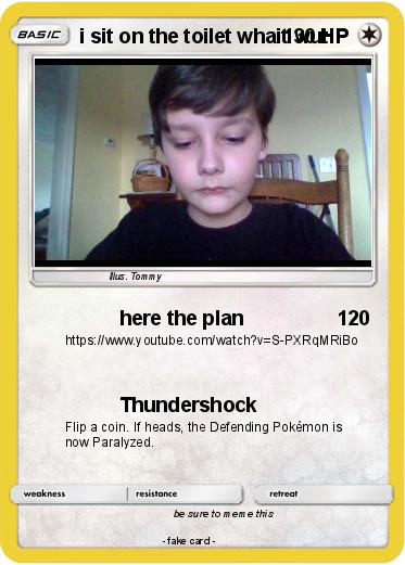 Pokemon i sit on the toilet whait wut