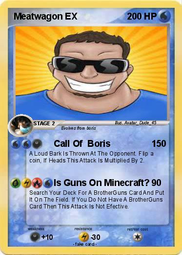 Pokemon Meatwagon EX