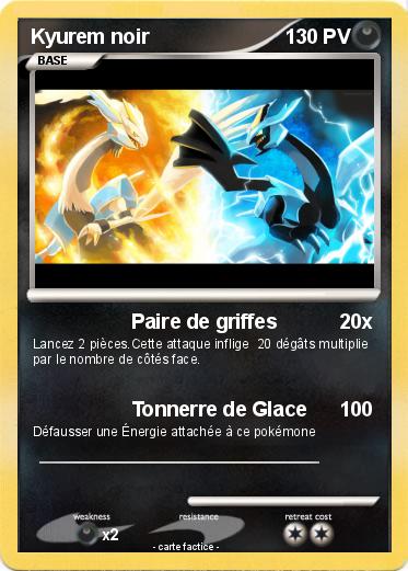 Pokemon Kyurem noir