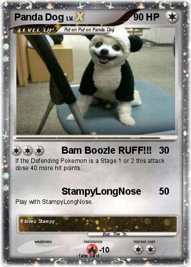 Pokemon Panda Dog