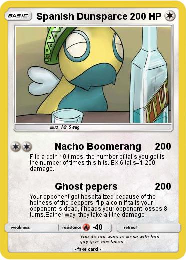 Pokemon Spanish Dunsparce