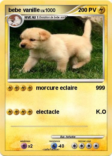 Pokemon bebe vanille