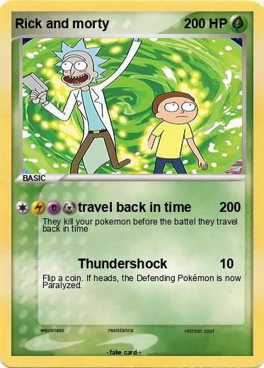Pokemon Rick and morty