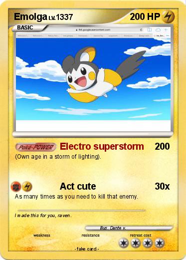 Pokemon Emolga