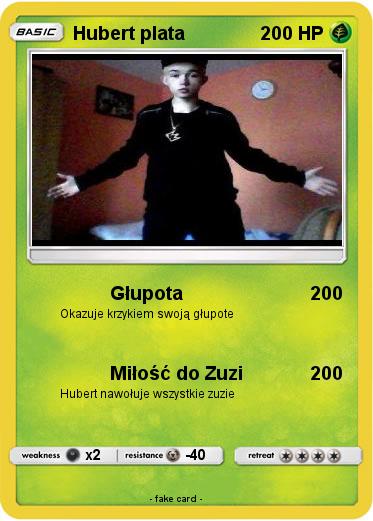 Pokemon Hubert plata