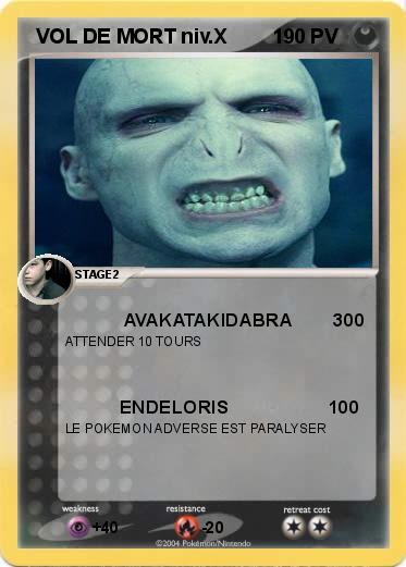 Pokemon  VOL DE MORT niv.X        1               