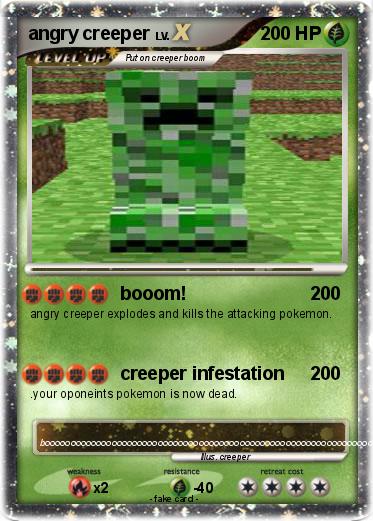 Pokemon angry creeper