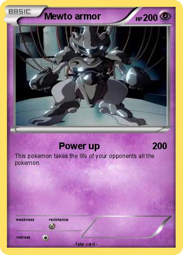 Pokemon Mewto armor