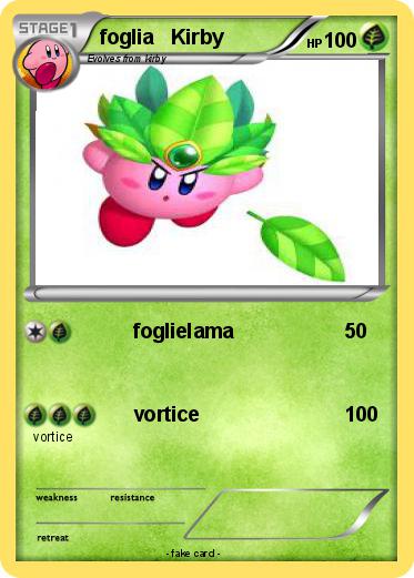 Pokemon foglia   Kirby
