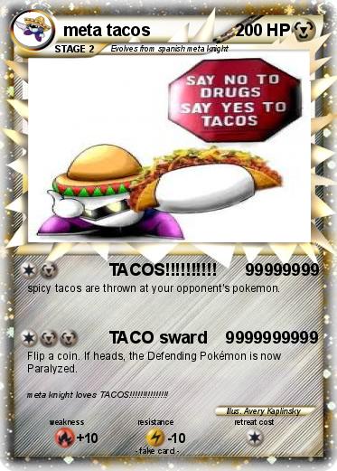 Pokemon meta tacos