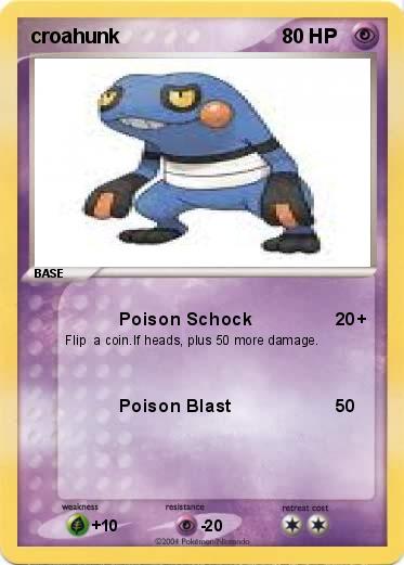 Pokemon croahunk