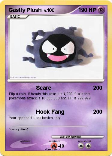 Pokemon Gastly Plush