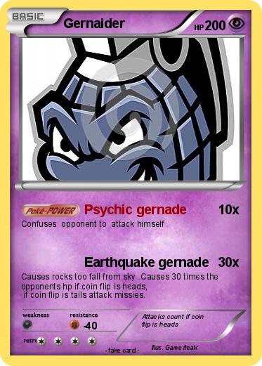 Pokemon Gernaider