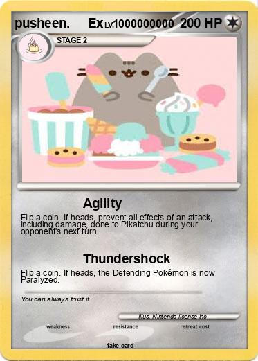 Pokemon pusheen.     Ex
