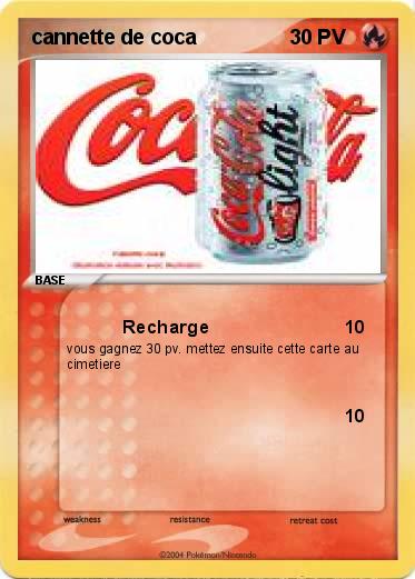 Pokemon cannette de coca