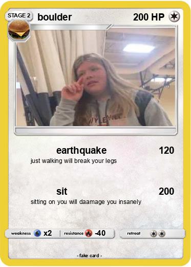 Pokemon boulder