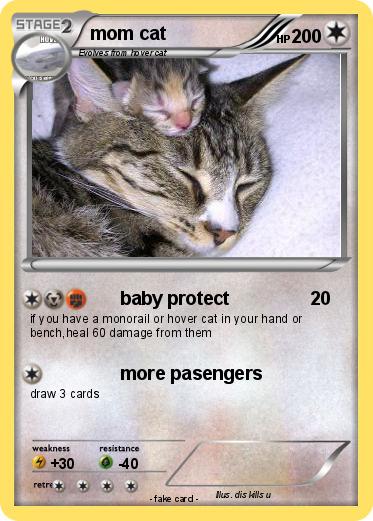 Pokemon mom cat