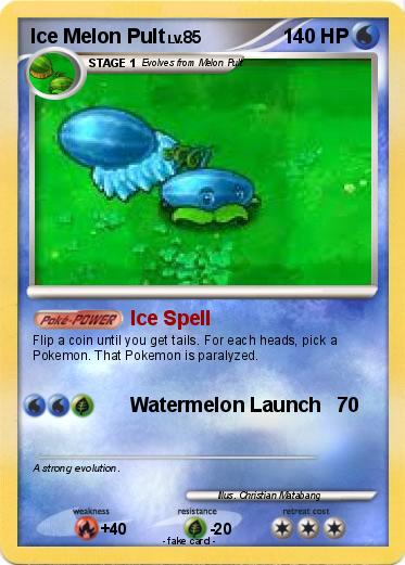 Pokemon Ice Melon Pult