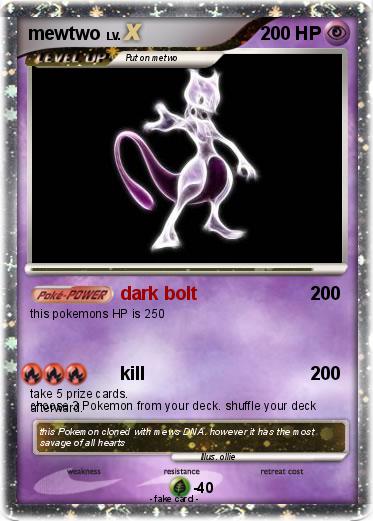 Pokemon mewtwo