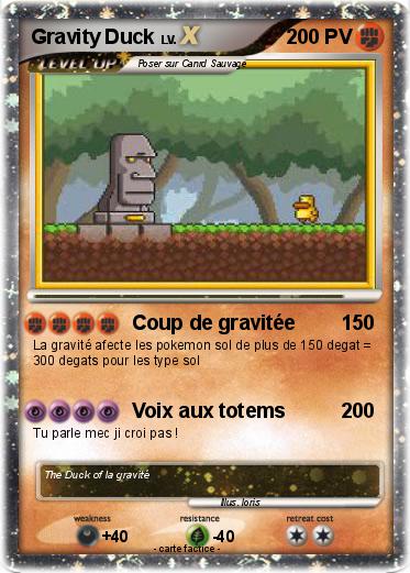Pokemon Gravity Duck