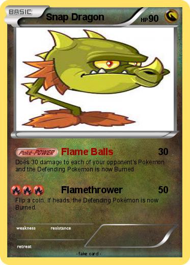Pokémon Snap Dragon 1 1 - Flame Balls - My Pokemon Card