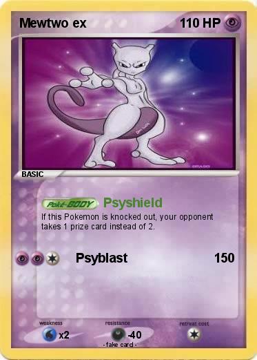 Pokemon Mewtwo ex