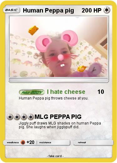 Pokemon Human Peppa pig