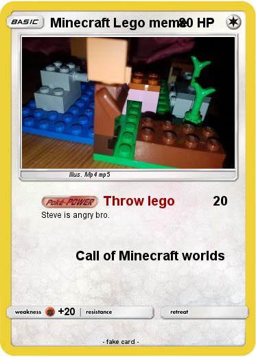 Pokemon Minecraft Lego meme