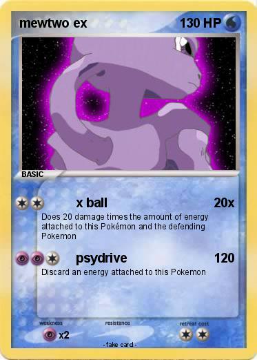 Pokemon mewtwo ex