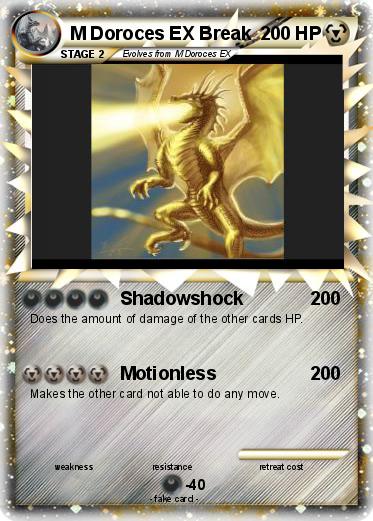 Pokemon M Doroces EX Break