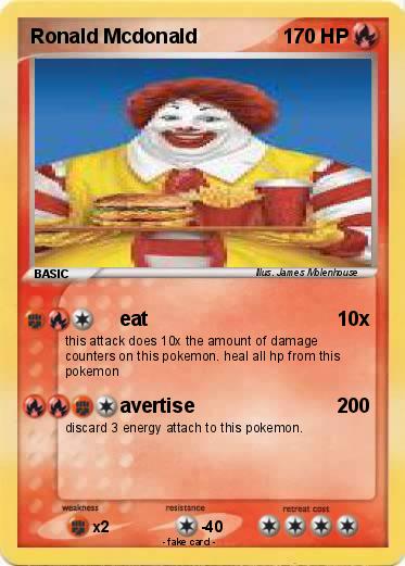 Pokemon Ronald Mcdonald