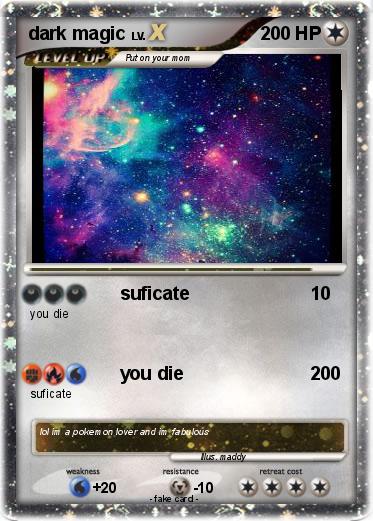 Pokemon dark magic