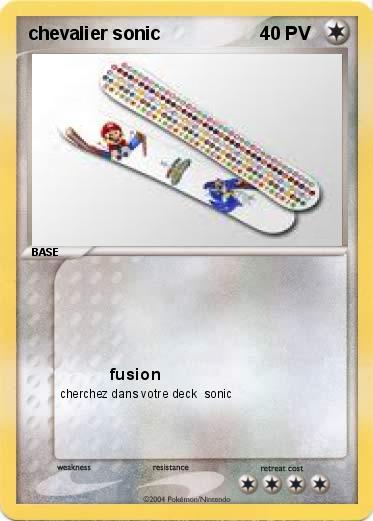 Pokemon chevalier sonic