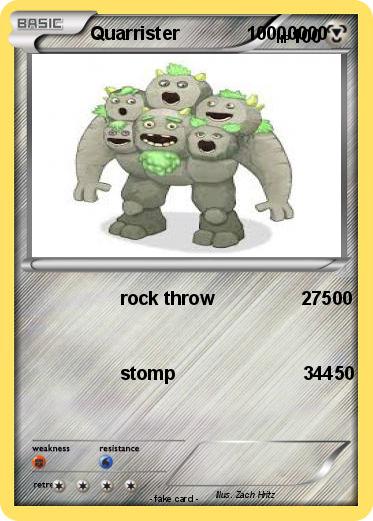 Pokemon Quarrister             10000000