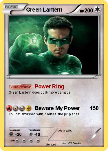 Pokemon Green Lantern