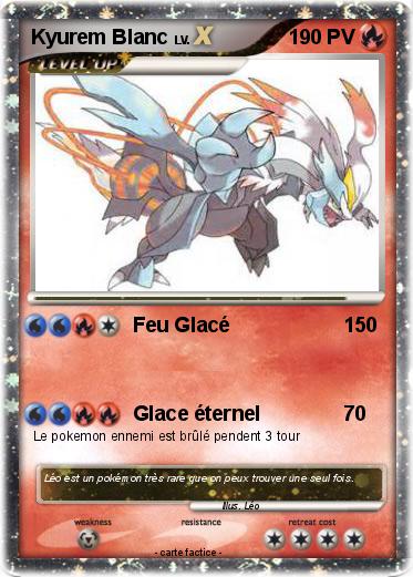 Pokemon Kyurem Blanc