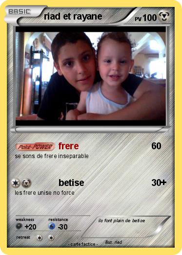 Pokemon riad et rayane