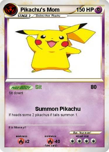 Pokemon Pikachu's Mom