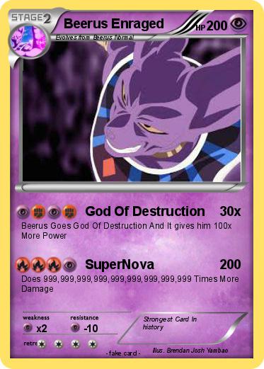 Pokemon Beerus Enraged